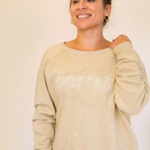Barre3 Vanilla Cream Pullover